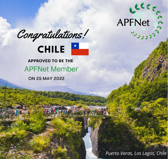 APFNet Membership Enlarged to 27 Economies with the Entrance of Chile