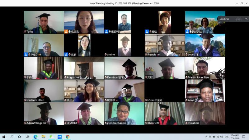 Registration and online teaching for 2020 APFNet Scholarship students have been carried out in an orderly manner  Due to the COVID-19, affected by the restrictions policy on entry of international students, at the beginning of this semester, ASP students 